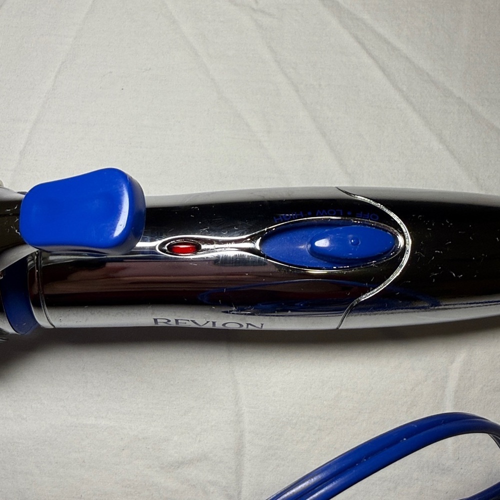 Revlon Perfect Heat Ceramic 1" Curling Iron in Chrome Finish EUC - Picture 4 of 5